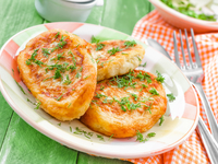 Картофельные зразы с начинкой из шампиньонов