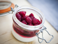 Малиновая панна-котта с бальзамическим укусом