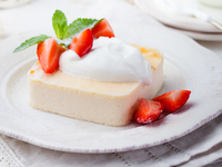 Творожный десерт с бананами