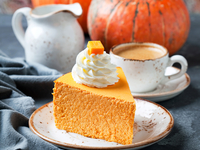Тыквенный чизкейк без теста