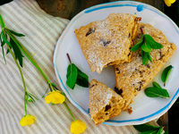 Сконы с арахисовым маслом и шоколадом