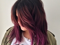 Тренд осеннего сезона — волосы цвета бургунди