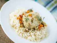 Рыбные фрикадельки с грибами