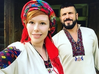Влюбленные Соня Плакидюк и Ричард Горн примерили гуцульские наряды