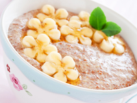 Завтрак по Дюкану: каша из овсяных отрубей