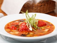 Минестроне с консервированной фасолью