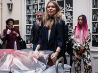 Лилия Литковская и Алан Бадоев удивили гостей показа необычной задумкой