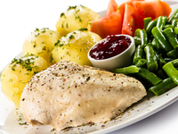 По Дюкану: куриные грудки с чесноком и лимоном