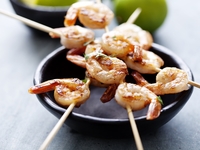 Креветки в апельсиновом маринаде