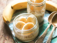 Диетический десерт: готовим нежный банановый пудинг