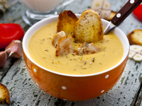 Суп-пюре с курицей и топинамбуром