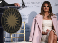 Платье Меланьи Трамп будет красоваться в музее