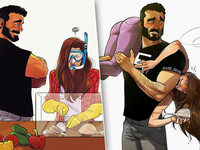 Жизнь с женой глазами мужчины: веселые картинки