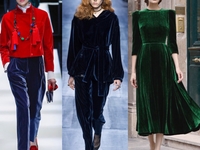 Бархат: тренд осени 2017