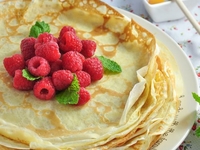 Ажурные блины на кефире и минеральной воде