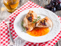 Для гурманов: куриное филе в манговом соусе