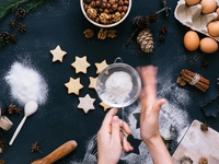 Печенье со сгущенкой “Рождественские шишки”