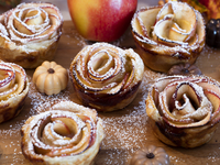 Угощение на быструю руку: рогалики с тыквенным вареньем