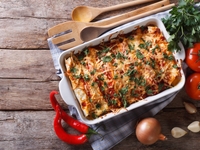 Готовим быстрый обед: куриная запеканка