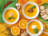 Морковно-апельсиновый суп