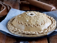 Большой славянский пирог: курник