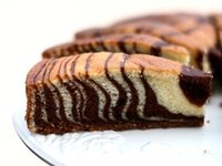 Пирог “Зебра” на сметане: как правильно готовить