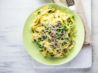 Итальянская паста с грибной заправкой