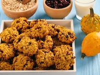 В морозный день: тыквенно-овсяное печенье