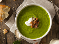 Легко и сытно: гороховое пюре с шампиньонами