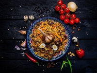 Простой рецепт плова из свинины с барбарисом