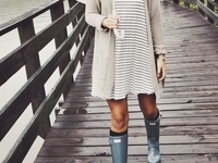 Резиновые сапоги летом: как и с чем носить