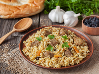 Рецепт приготовления быстрого плова на сковороде