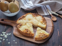 Готовим грушевый пирог на кефире