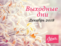 Выходные дни в декабре 2018 в Украине: когда и сколько отдыхаем