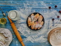 Постная воскресная выпечка: рогалики с вареньем