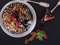 Диетический торт с бананово-шоколадным кремом: вкусный рецепт