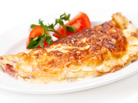 Сытный завтрак: бризоль с куриным фаршем