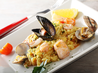 Ризотто с морепродуктами по рецепту Евгения Клопотенко