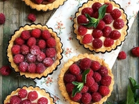 Простой рецепт: Cладкие тарталетки с творогом