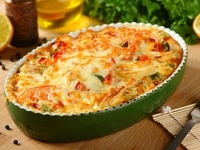 Запеканка из нута с овощами: Пошаговый рецепт с фото