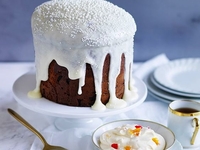 Классический кулич с белой глазурью в мультиварке