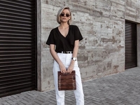 Актуально: Как выглядеть стильно в белых джинсах