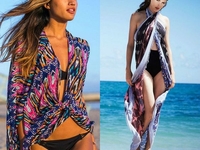 7 небанальных способов повязать парео