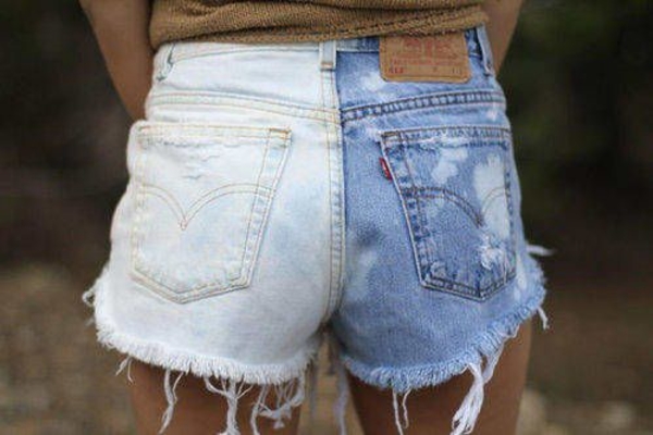 Шорты из джинс 🥝 или старых брюк, модные, короткие