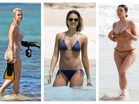 Морское настроение: ТОП-7 пляжных образов звезд, которым немного за 30