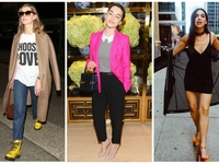 Прохладное лето: 7 крутых звездных кэжуал-образов для пасмурной погоды