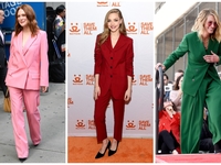 ТОП-7 звездных вариантов, как носить классический костюм оверсайз