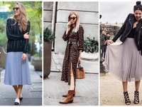 Миди из 70-х: ТОП-5 способов, как носить самую модную юбку осеннего сезона