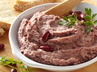 Вегетарианское меню: фасолевый паштет с грибами