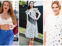 Сплошной горошек: Учимся носить модный принт на примере украинских звезд